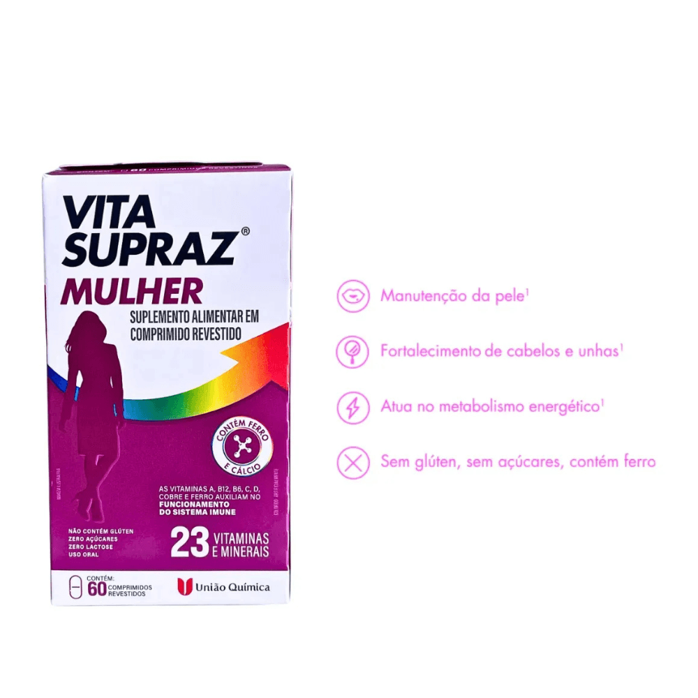 Vita Supraz Mulher Suplemento Vitamínico com 60 Cápsulas